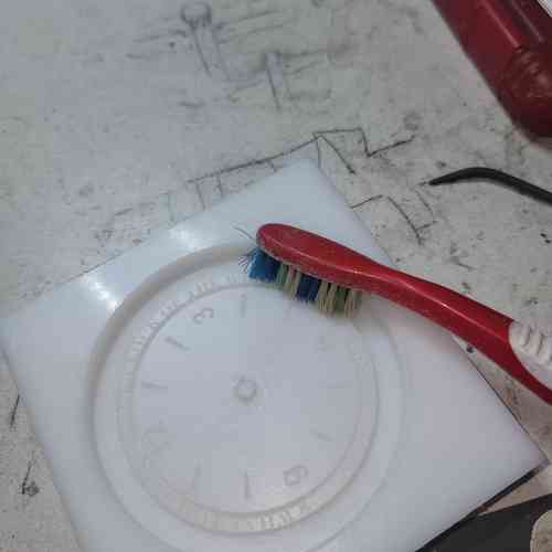 toothbrush with mold