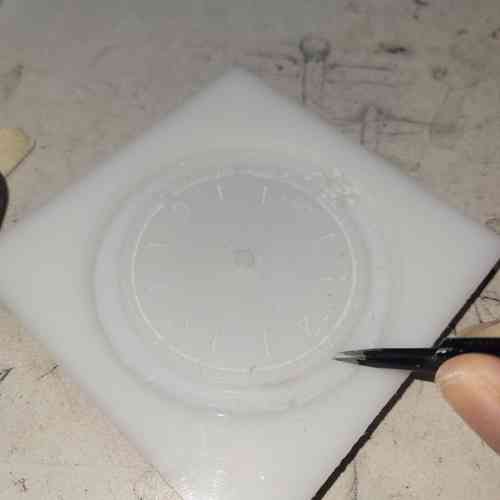 tweezers with mold