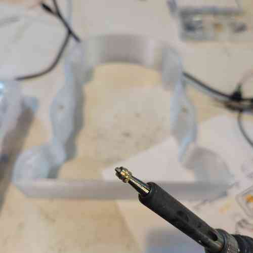 threaded insert on soldering iron