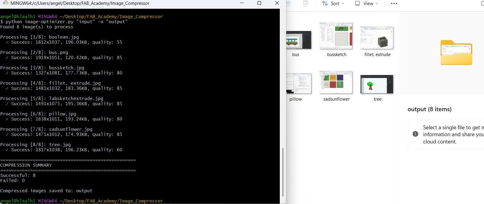 Image Compression Script
