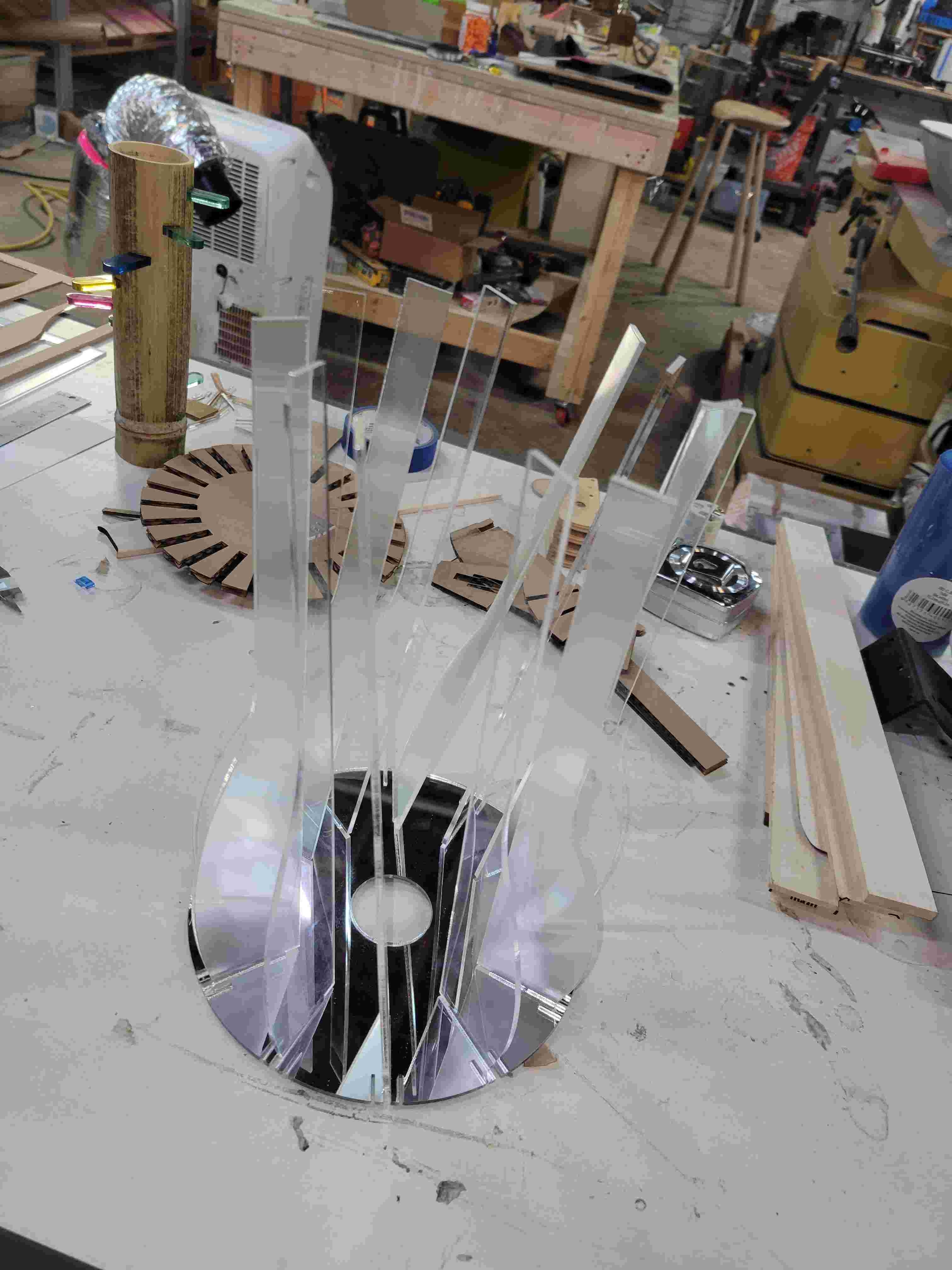 lamp design on table