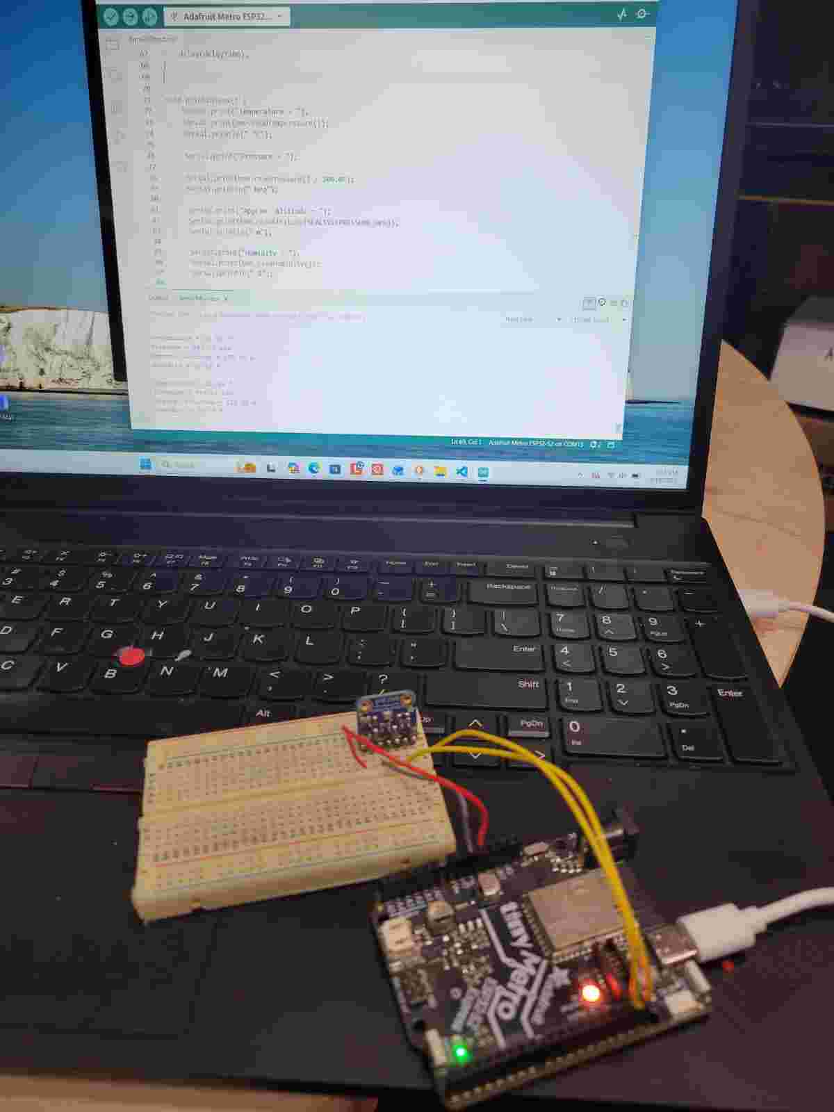 bme adafruit sensor test