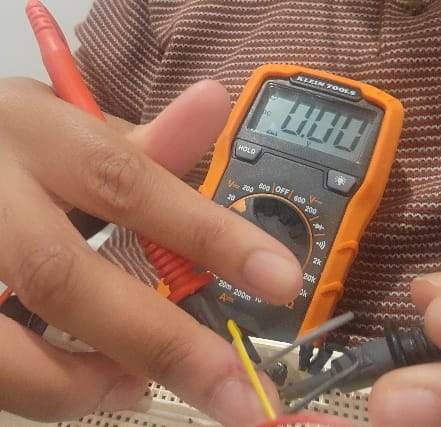 button input multimeter