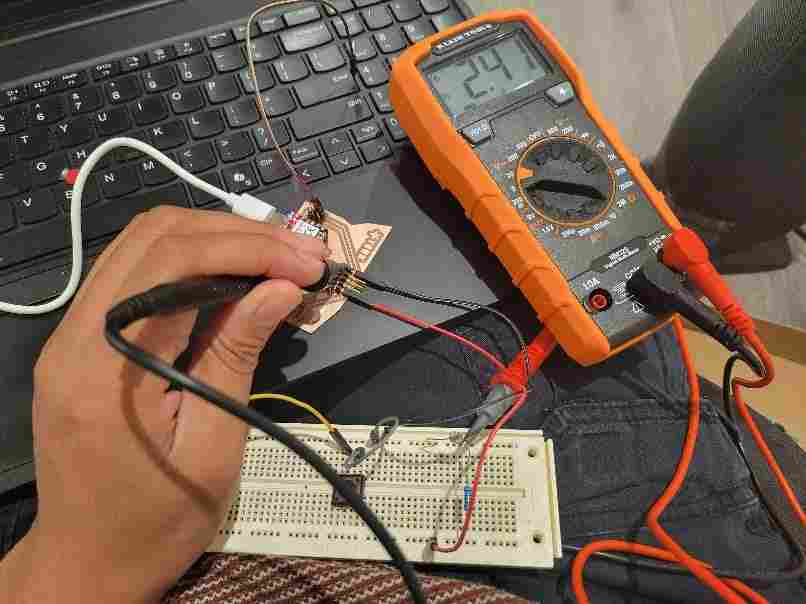 photo LDR input multimeter