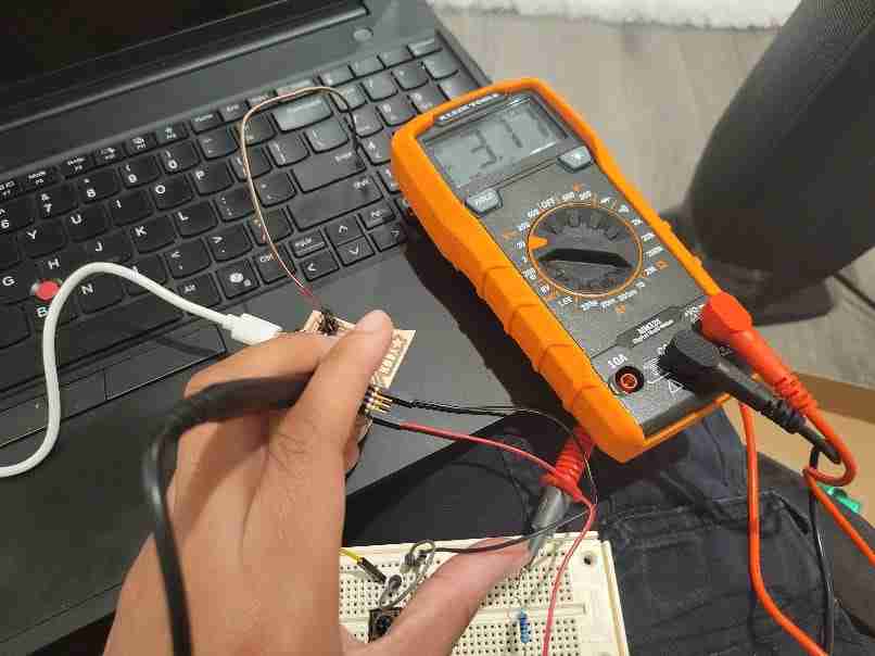 photo LDR input multimeter