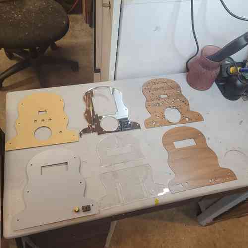 laser cuts array