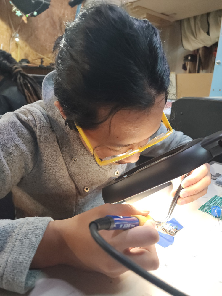 soldered