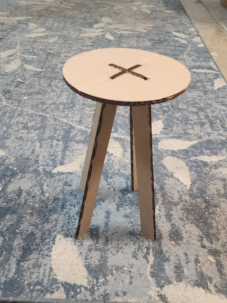 cardboard laser cut
