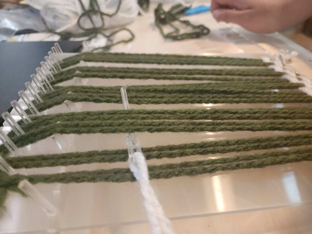 photo of loom from side
