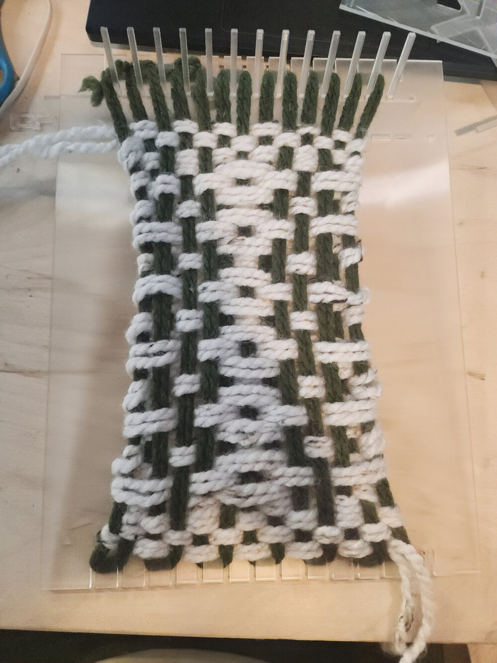 photo of finished weave