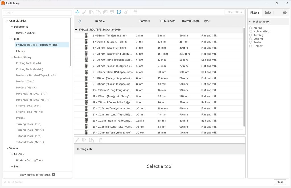 Tool library manager