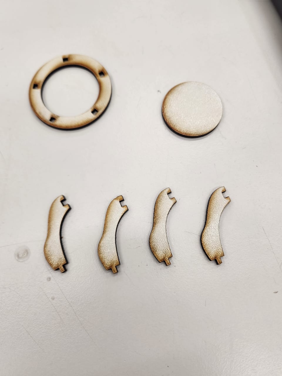 All laser cut components