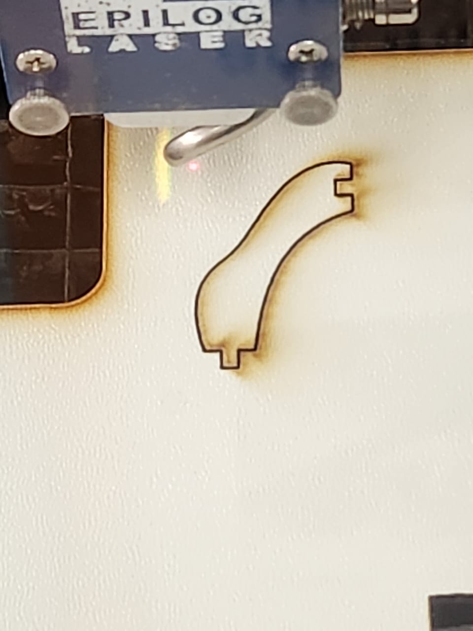 Laser cut support arm