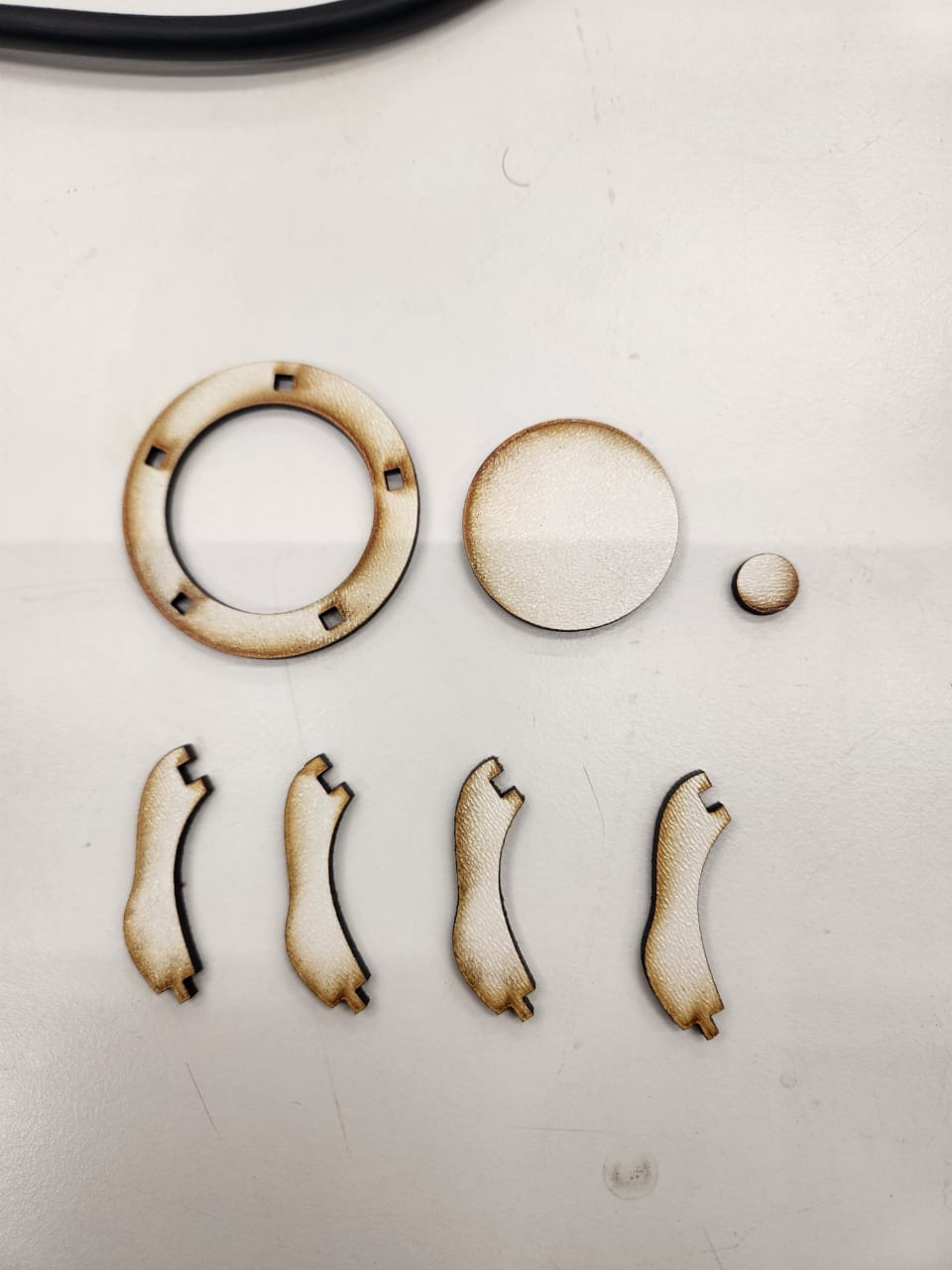 Assembly in progress