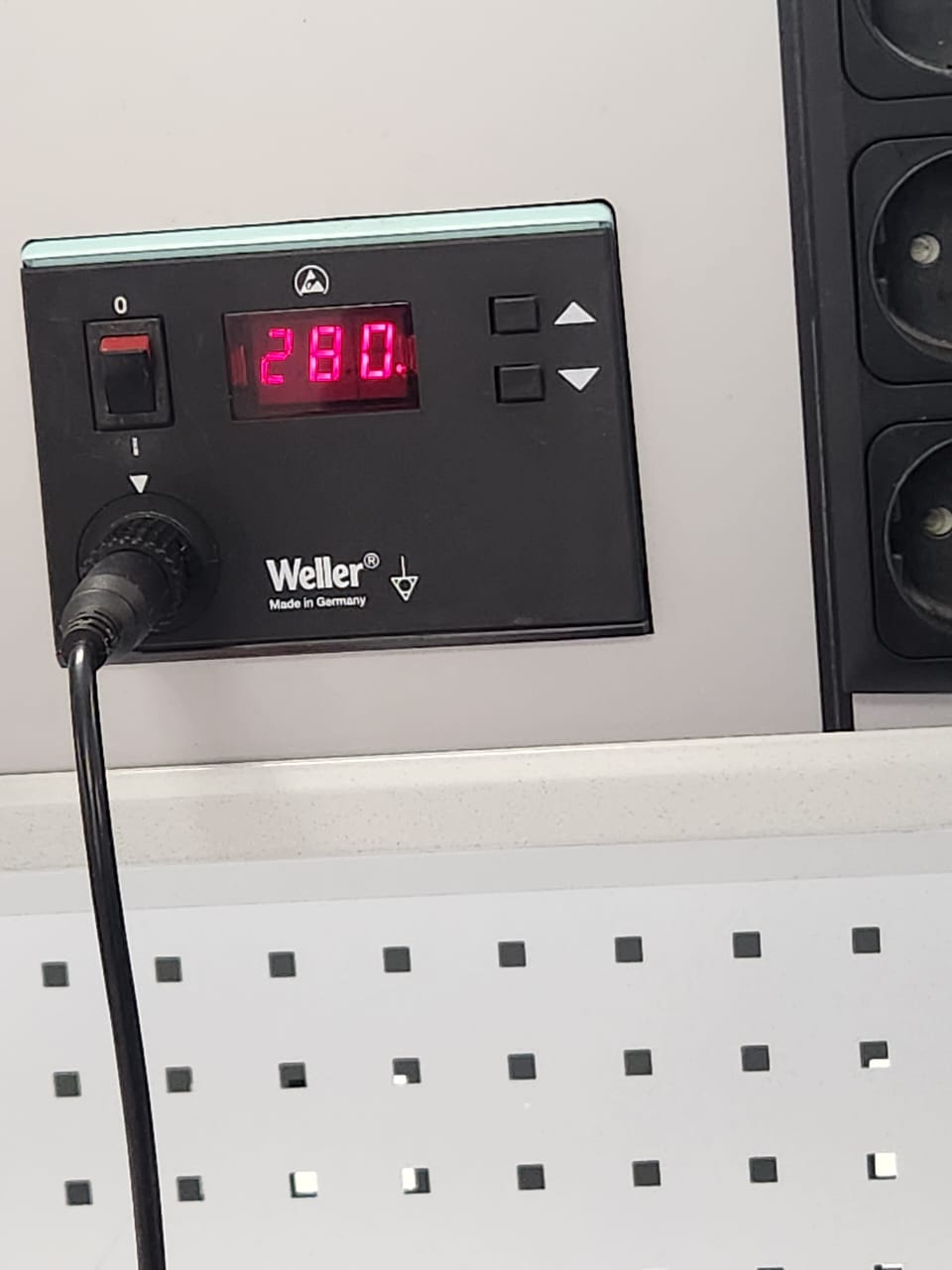 Configuring soldering temperature