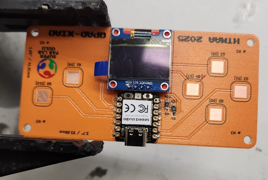 Final assembled board