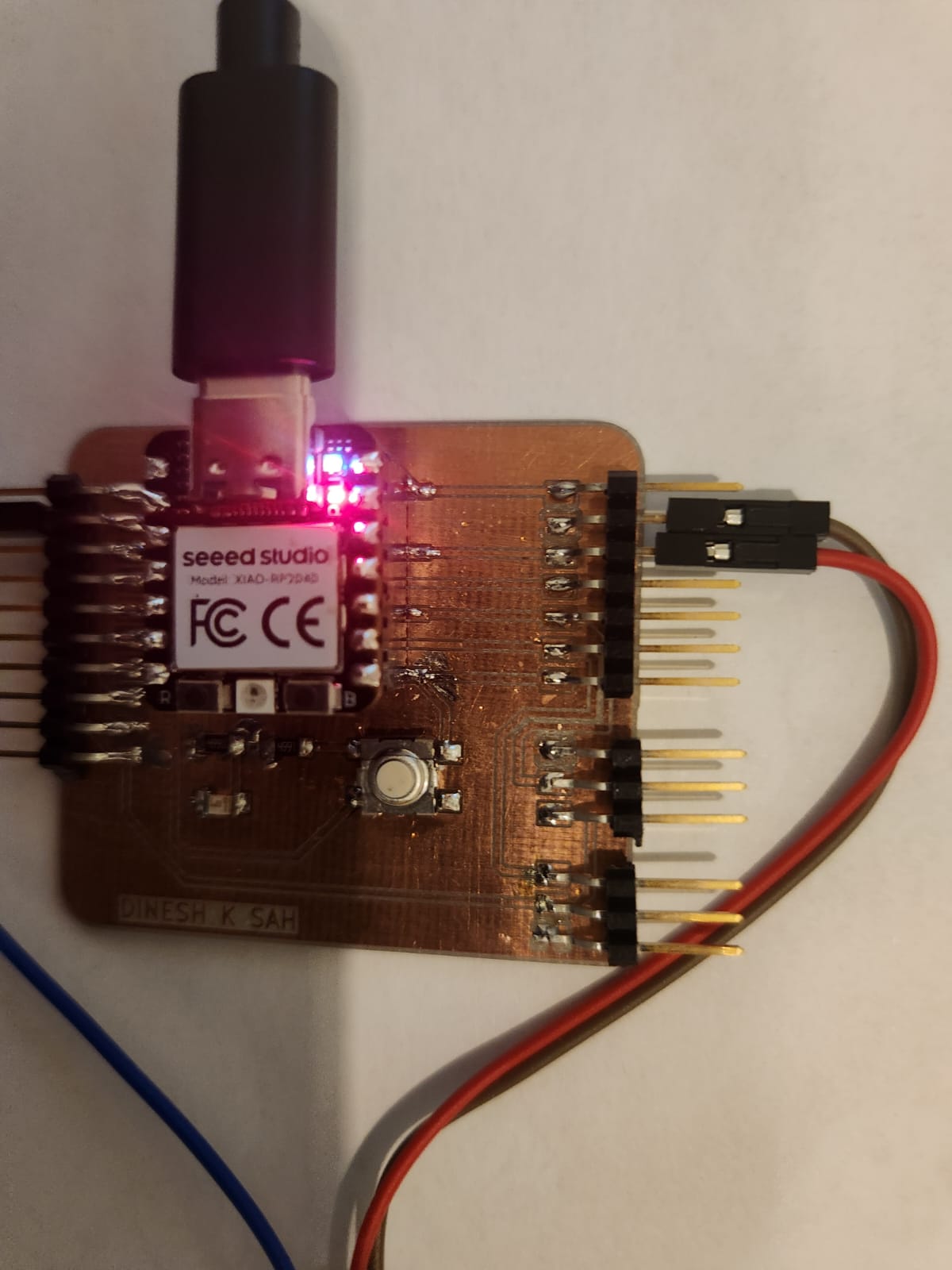 Data and voltage wiring