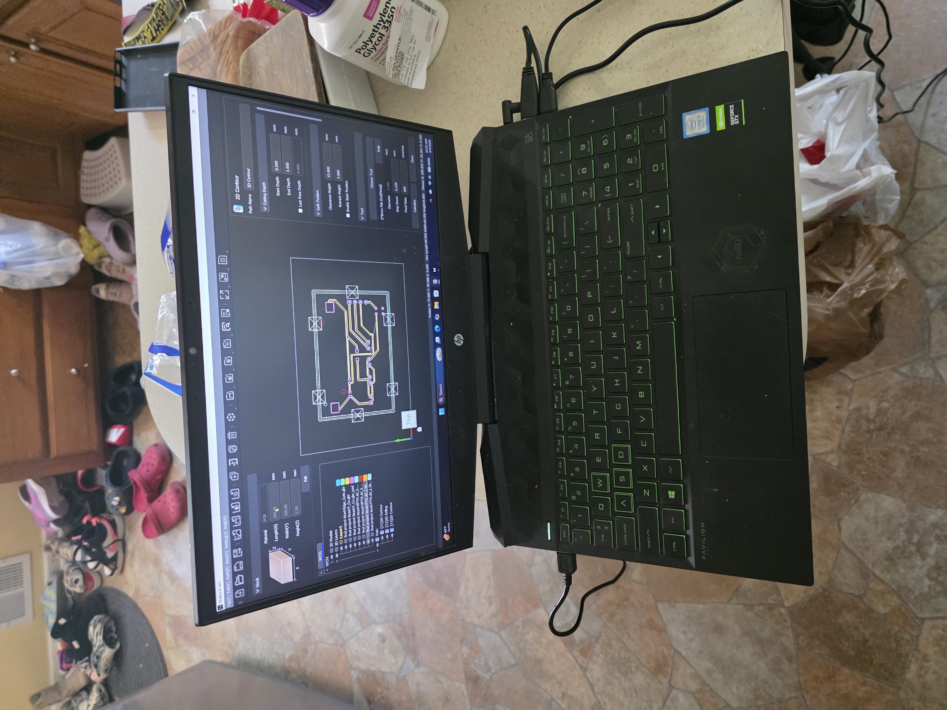 PCB milling and electronics