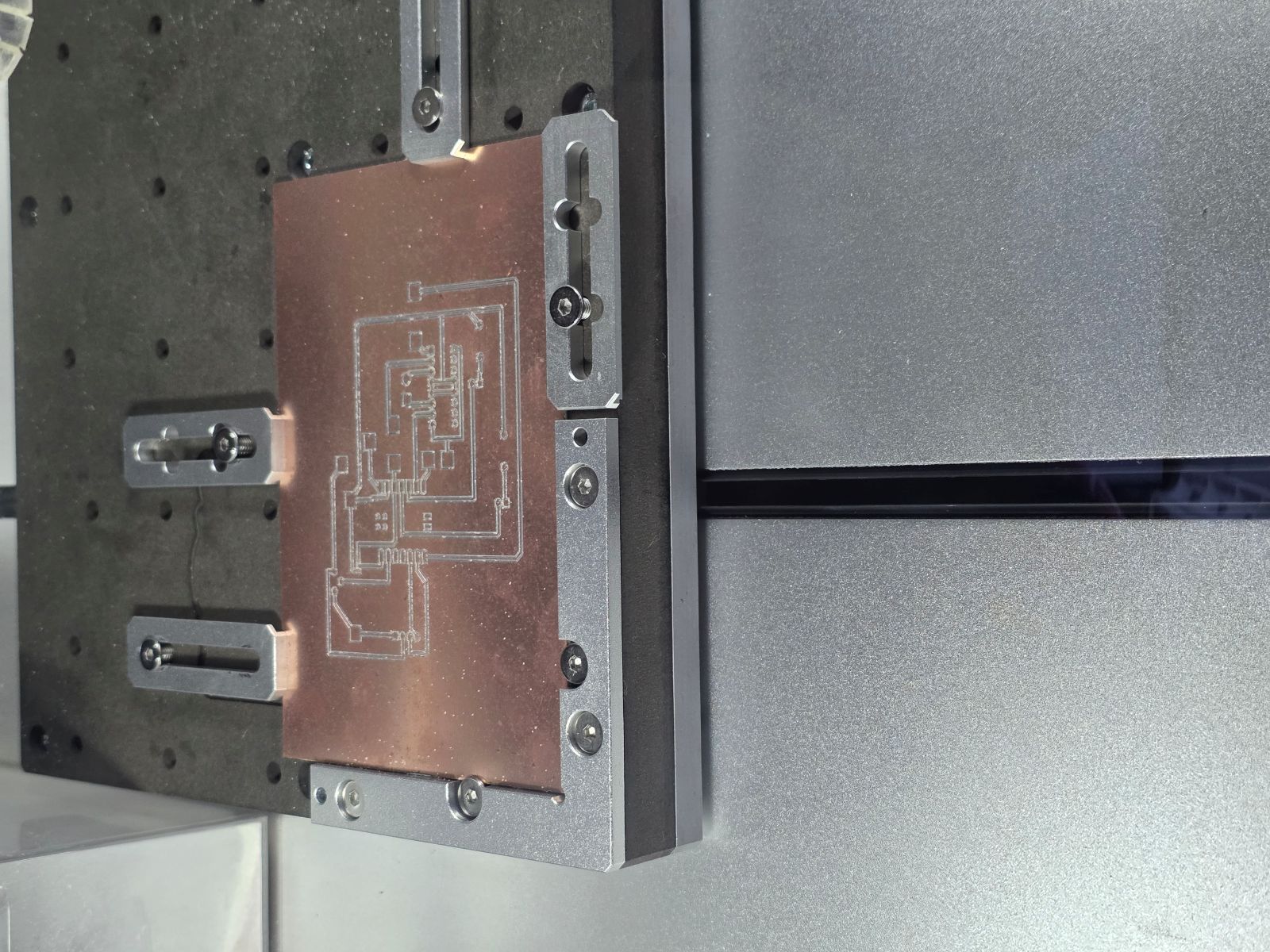 PCB drilling and milling process