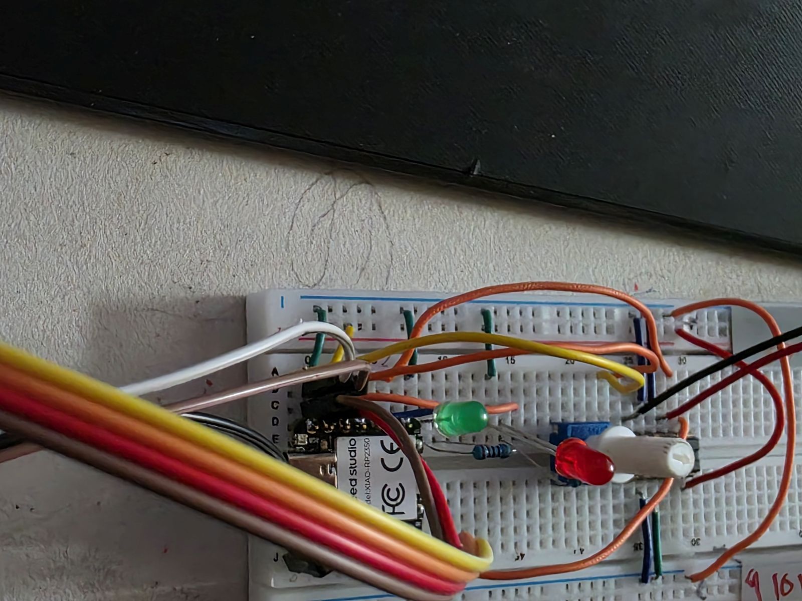Input device breadboard test with OLED display