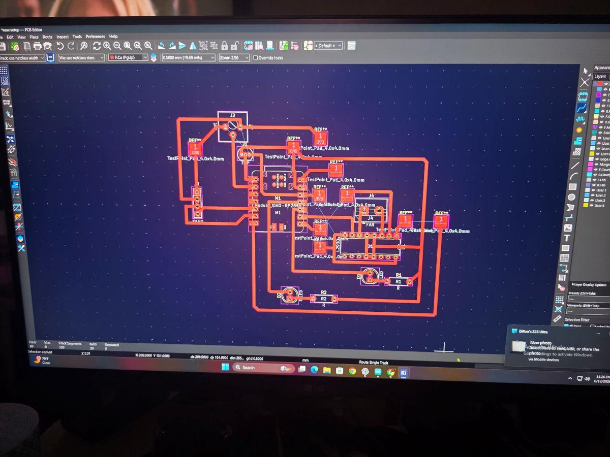 KiCad design checks for input board