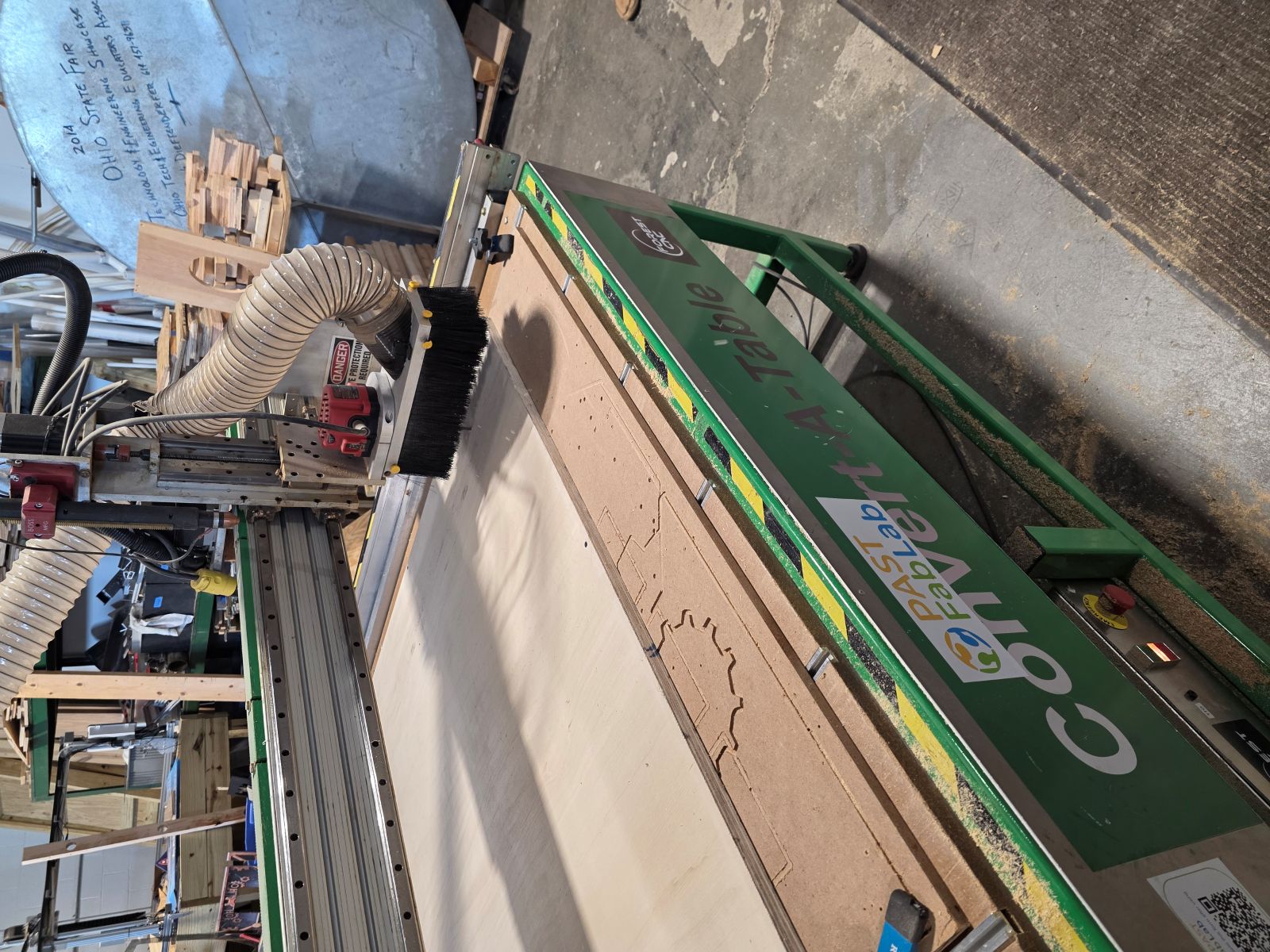 First CNC cut not deep enough
