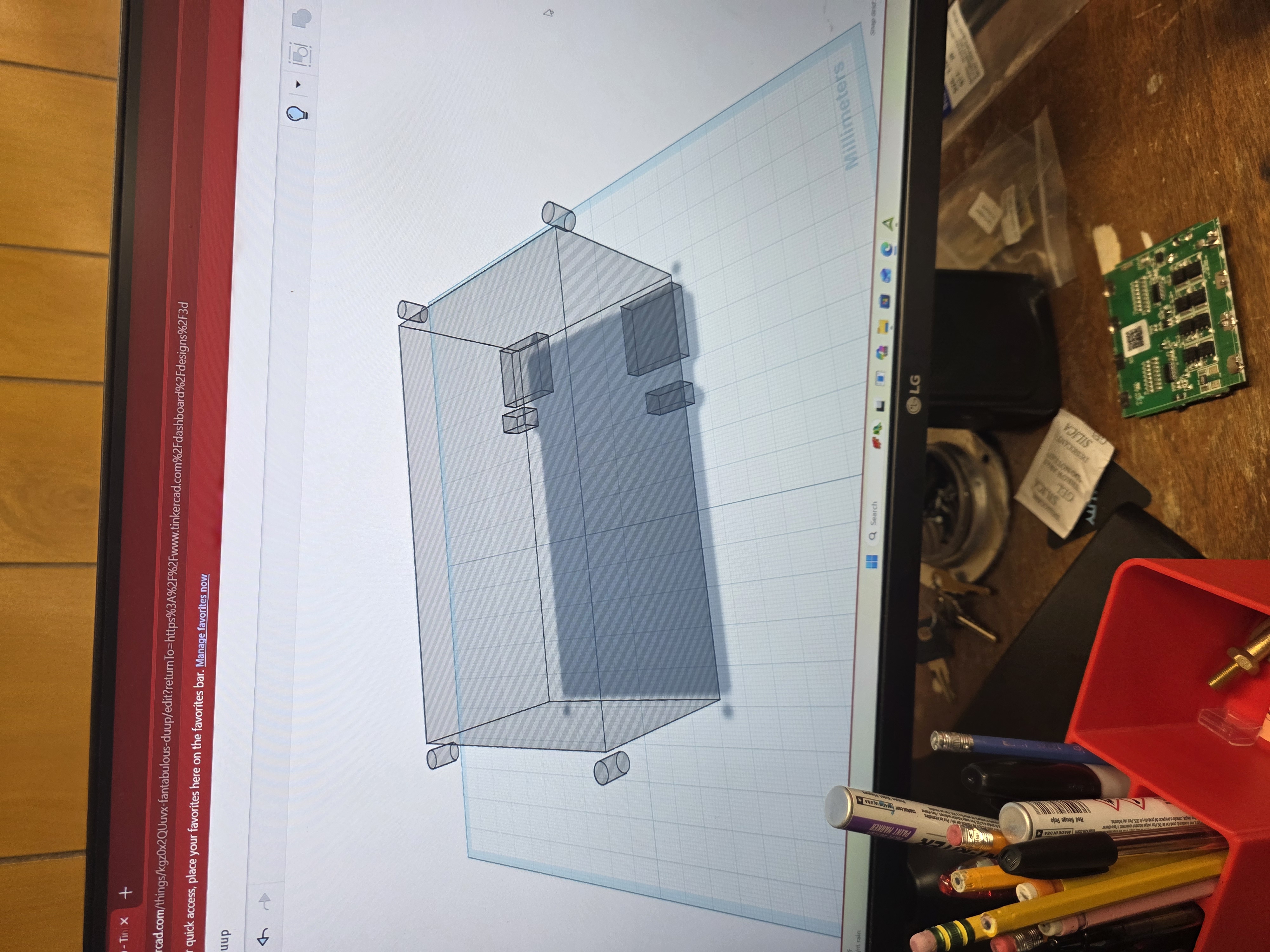 Final project enclosure and layout planning