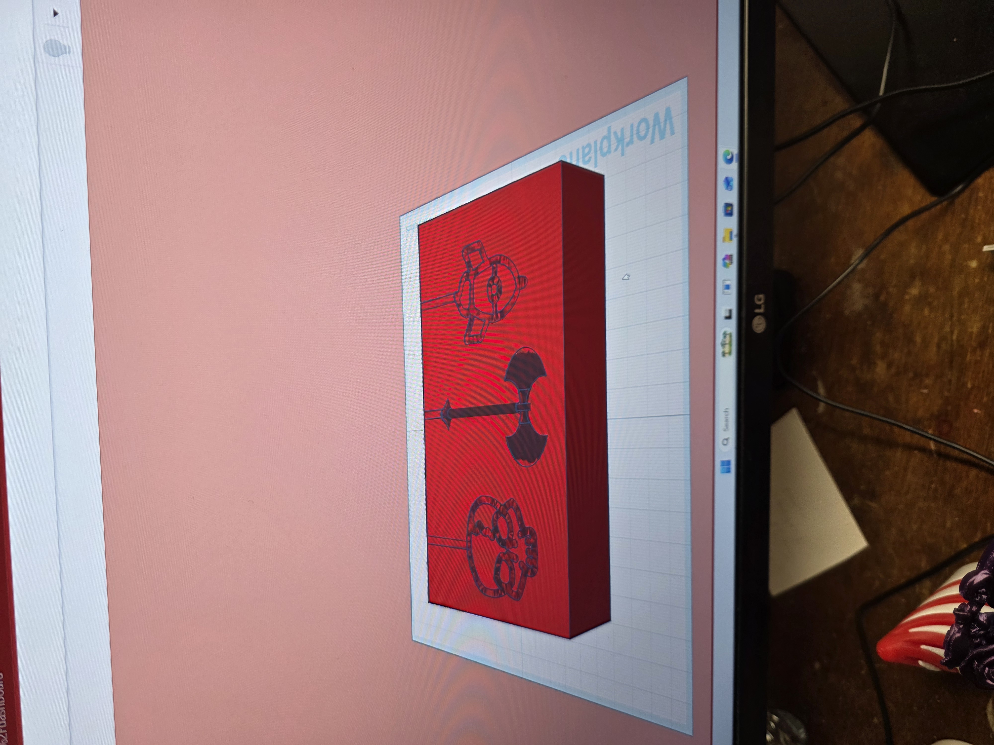 Early molding and casting design attempt