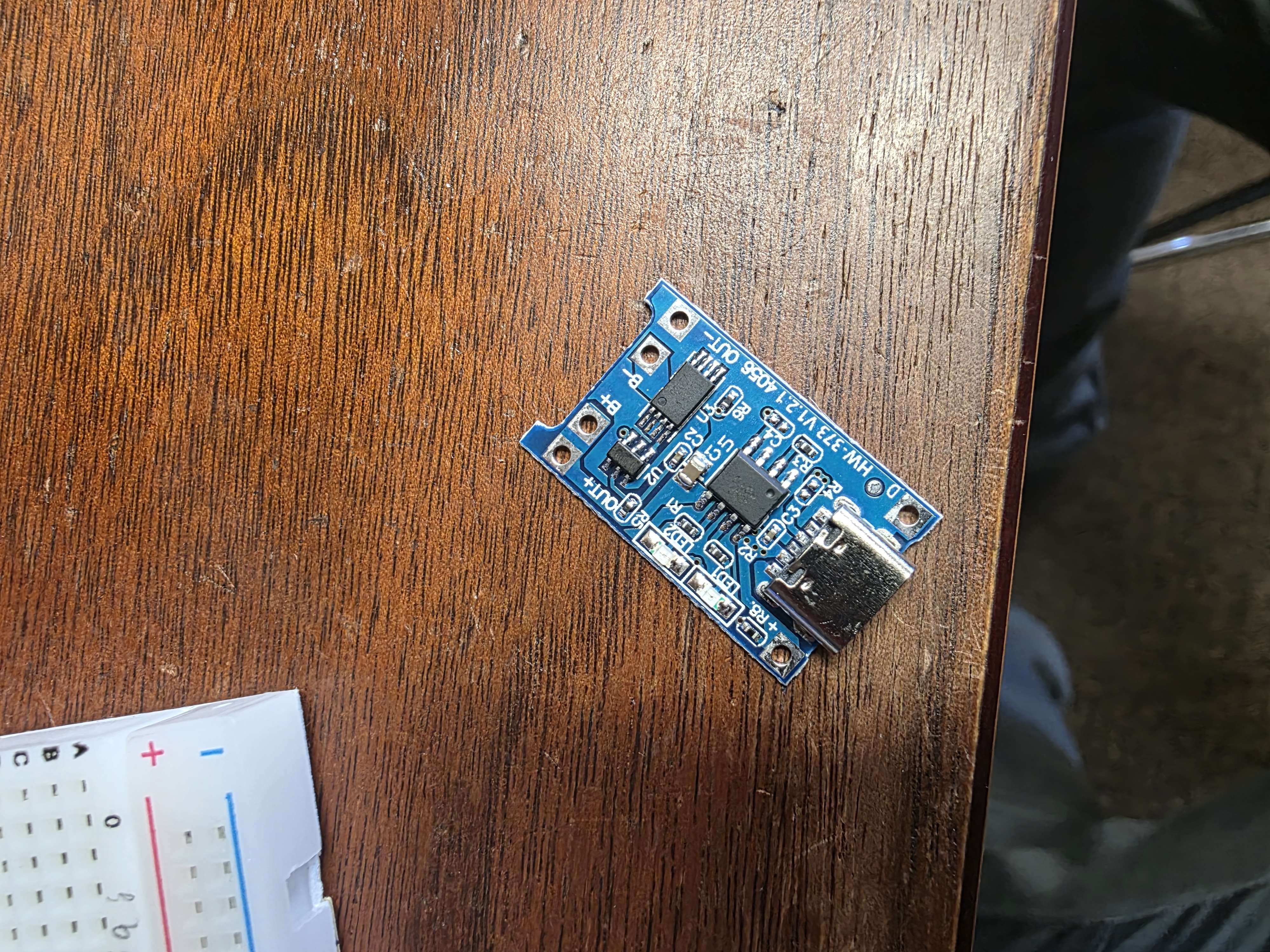 Battery charging modules for final project