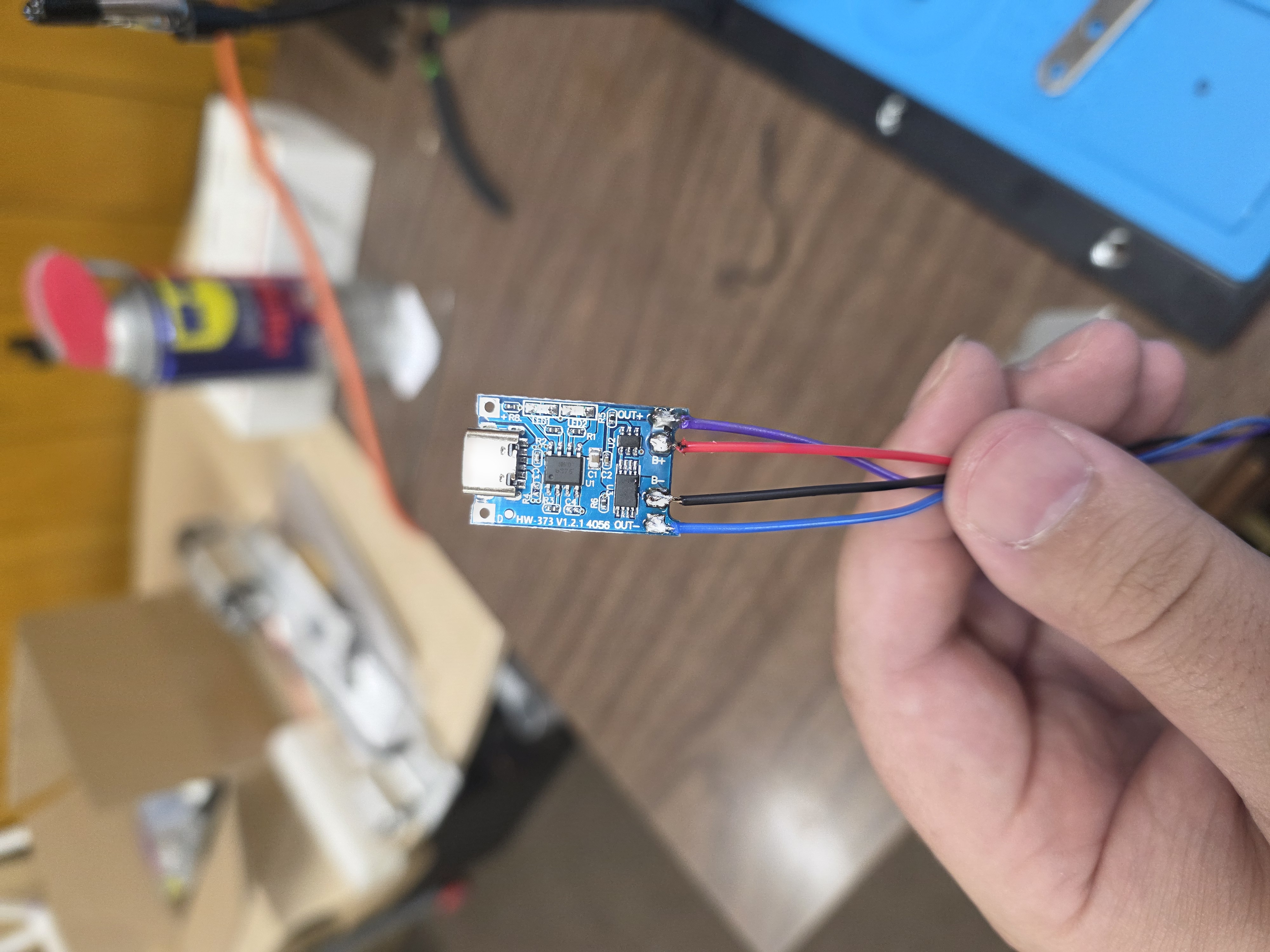 Button and wiring for switching charger modes
