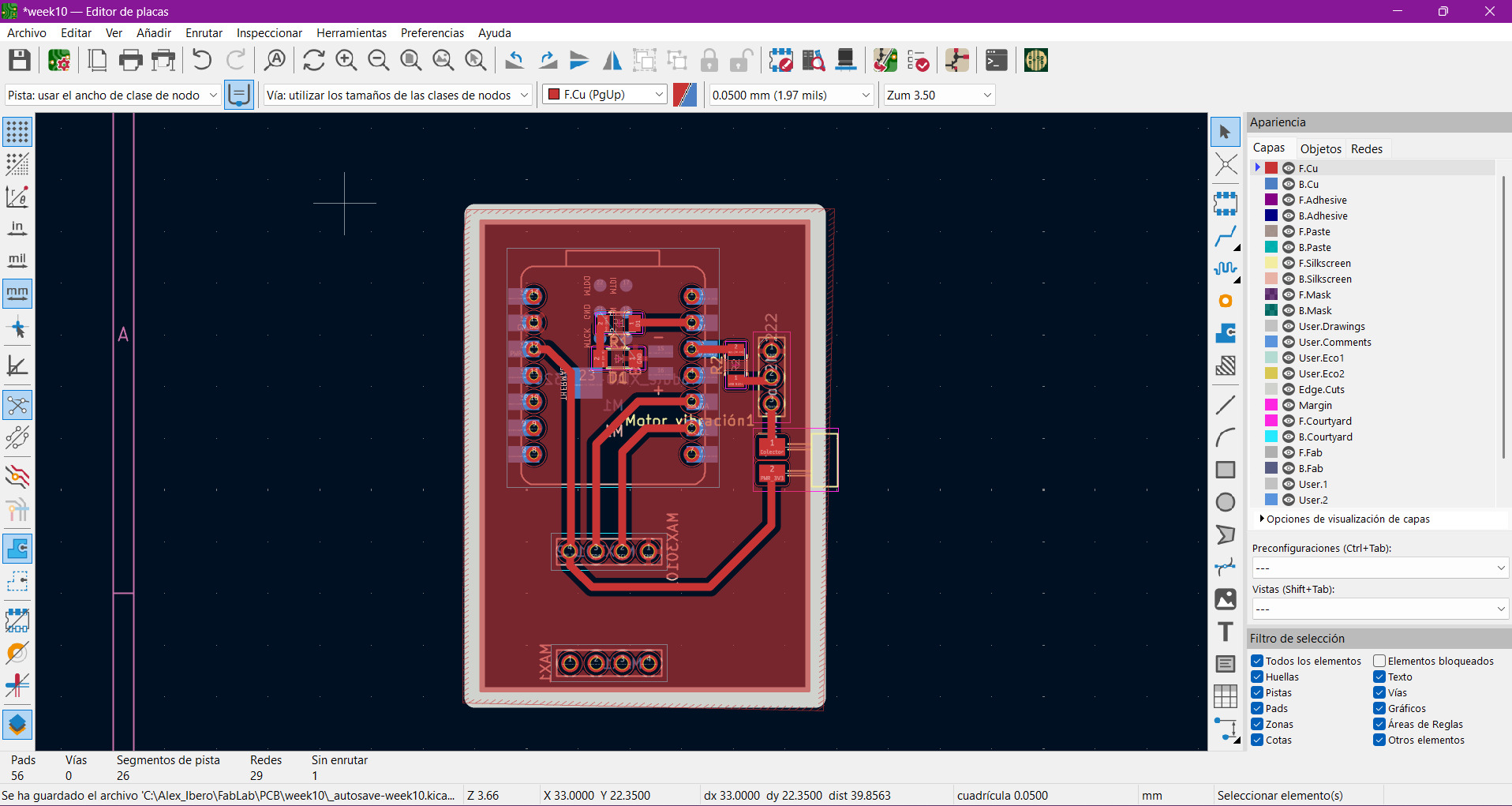 PCB layout
