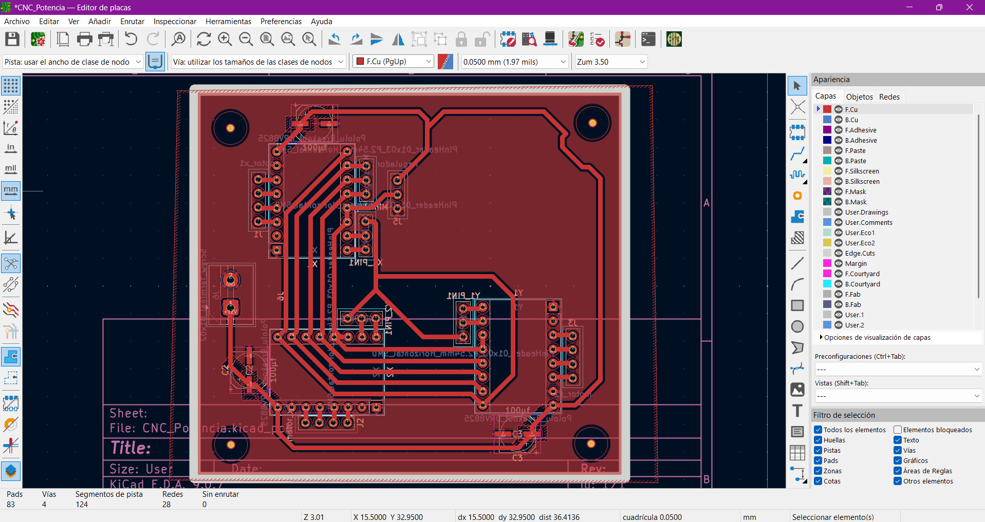 Power PCB routing