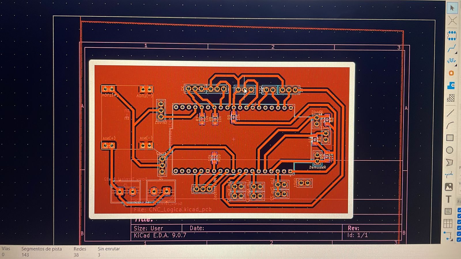 Final logic PCB
