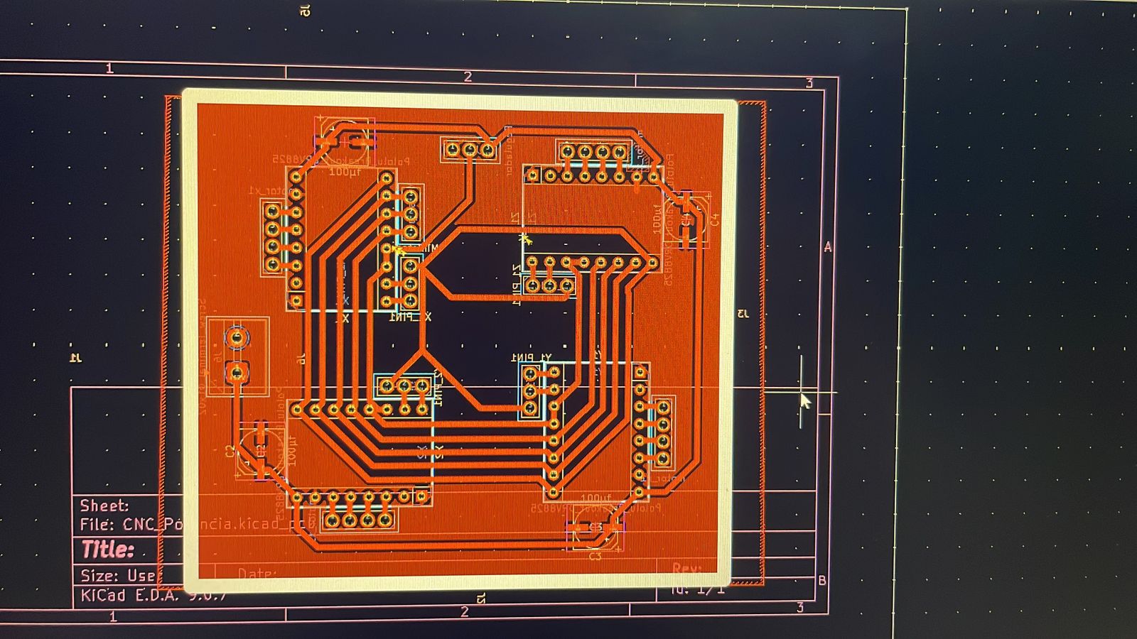 Final logic PCB