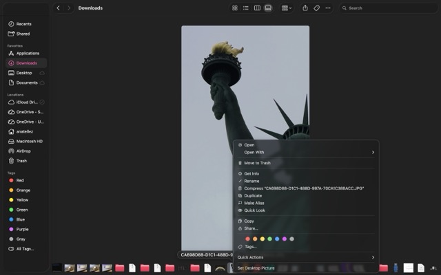 Select image in Finder