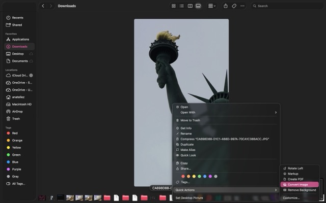 Convert Image option