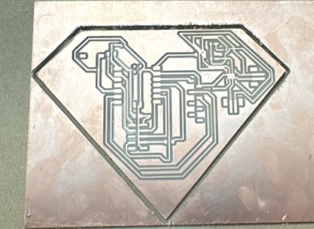 Milled PCB front