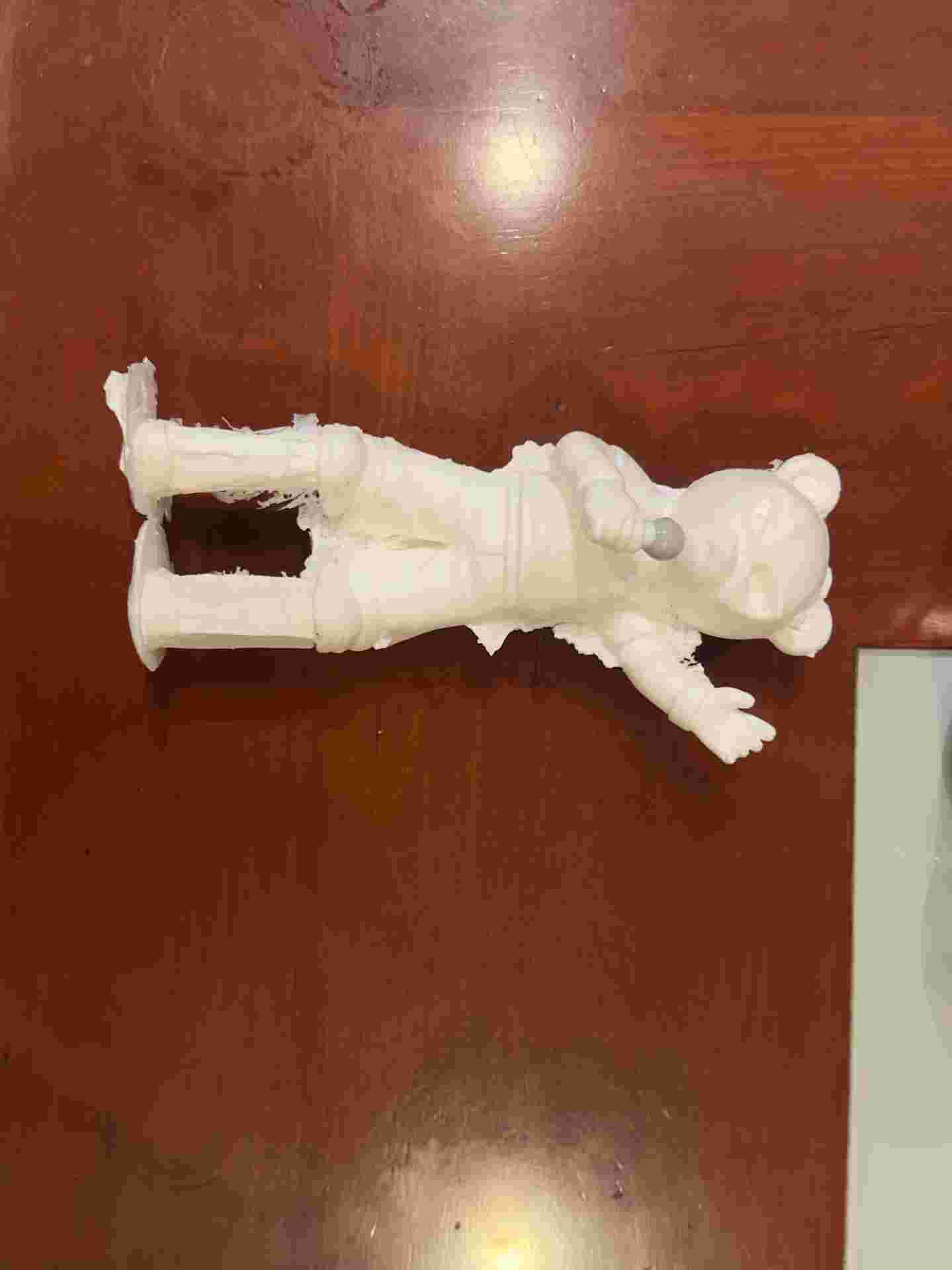 Cast removed from mould