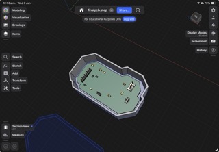 Electronics enclosure CAD