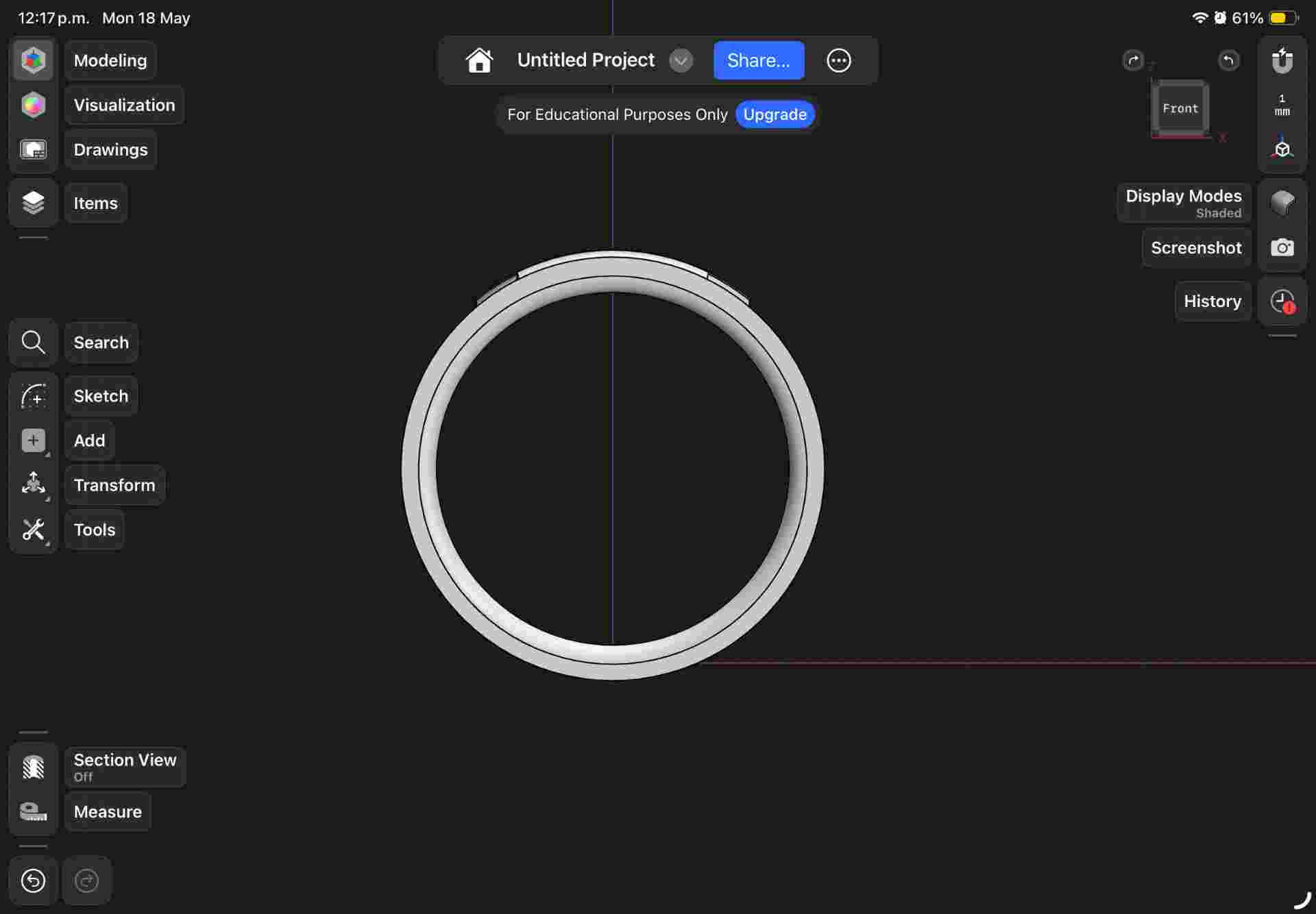 Ring band model
