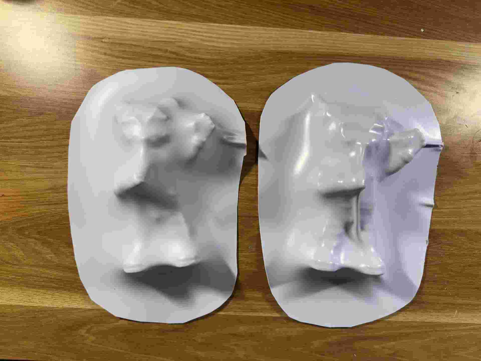 Final thermoformed piece