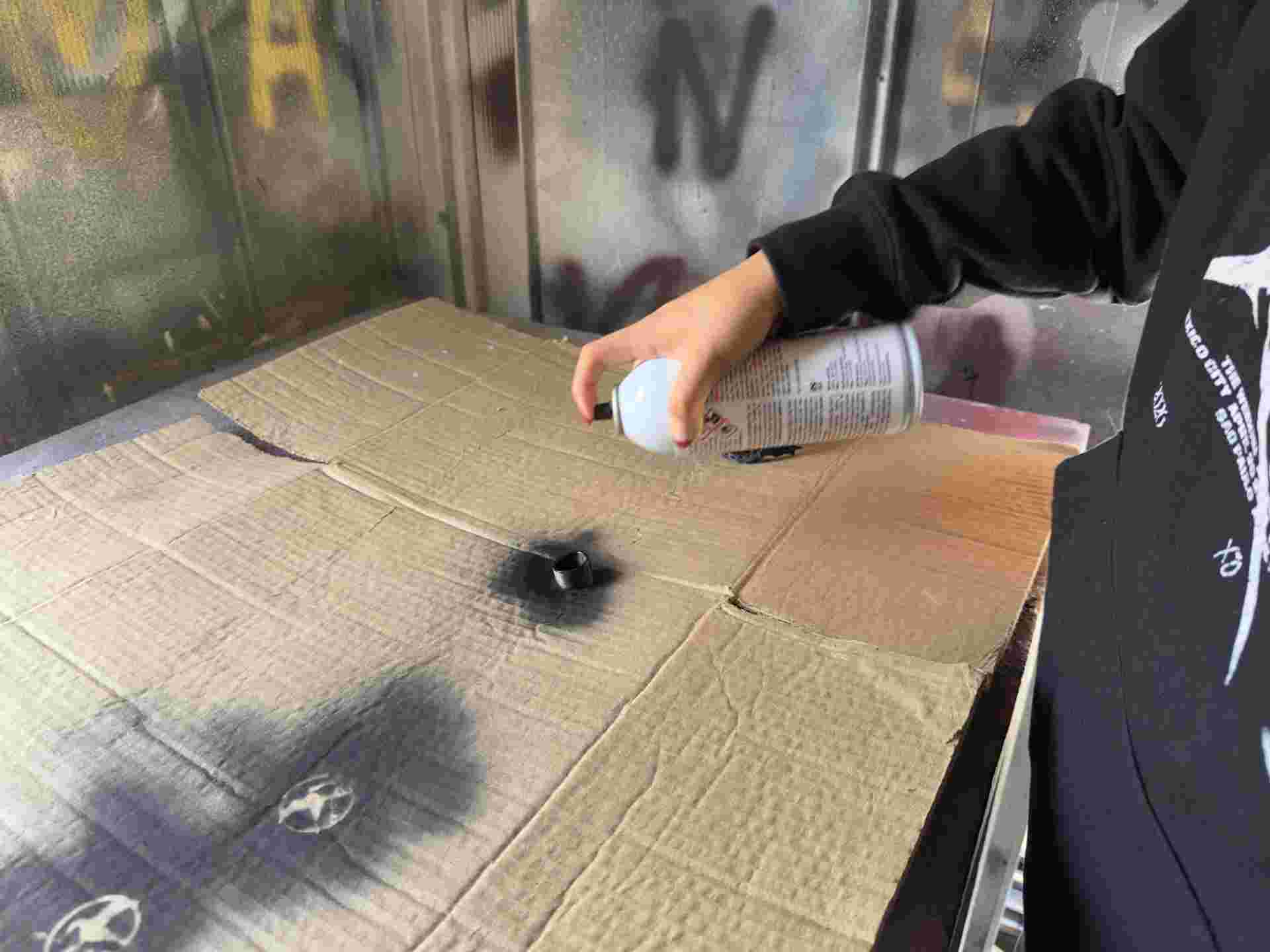 Conductive paint application