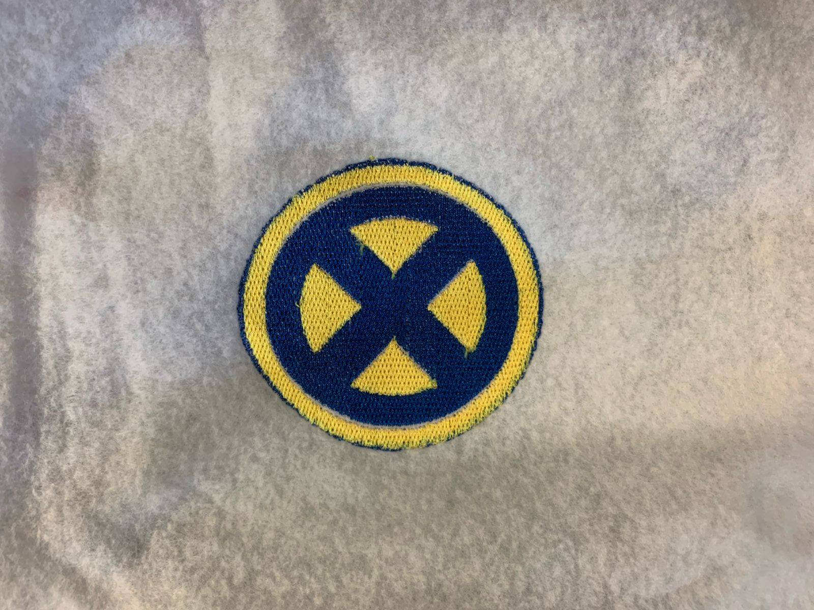Final X-Men Embroidery Result