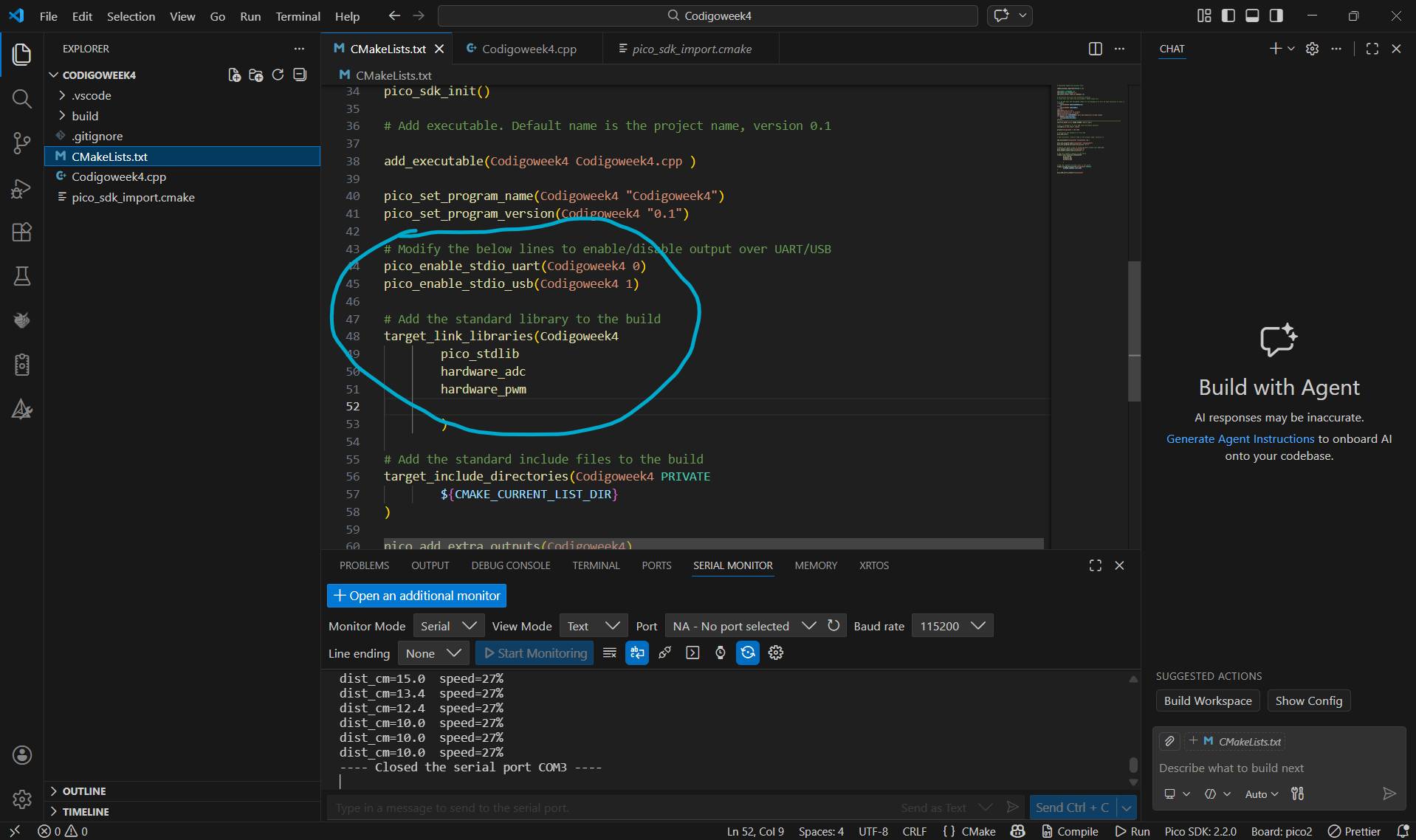 Library and UART Configuration
