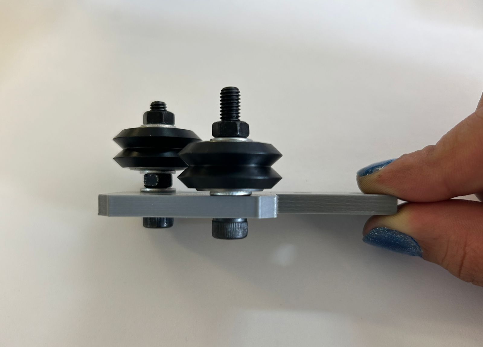 Vista superior del ensamblaje del motor