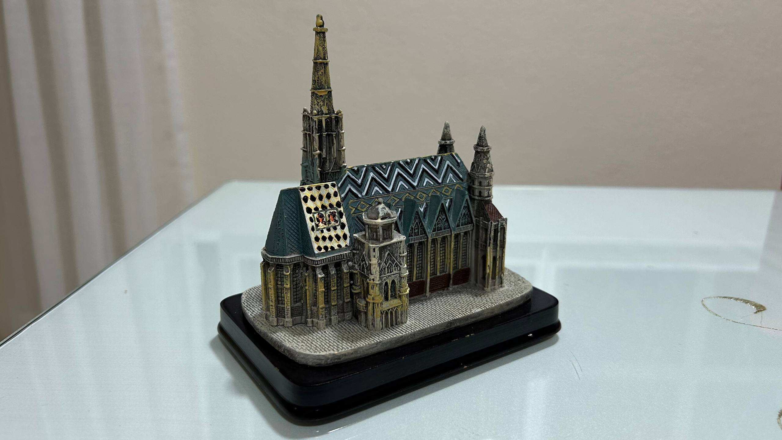 Scanning process showing a clay sculpture being digitized