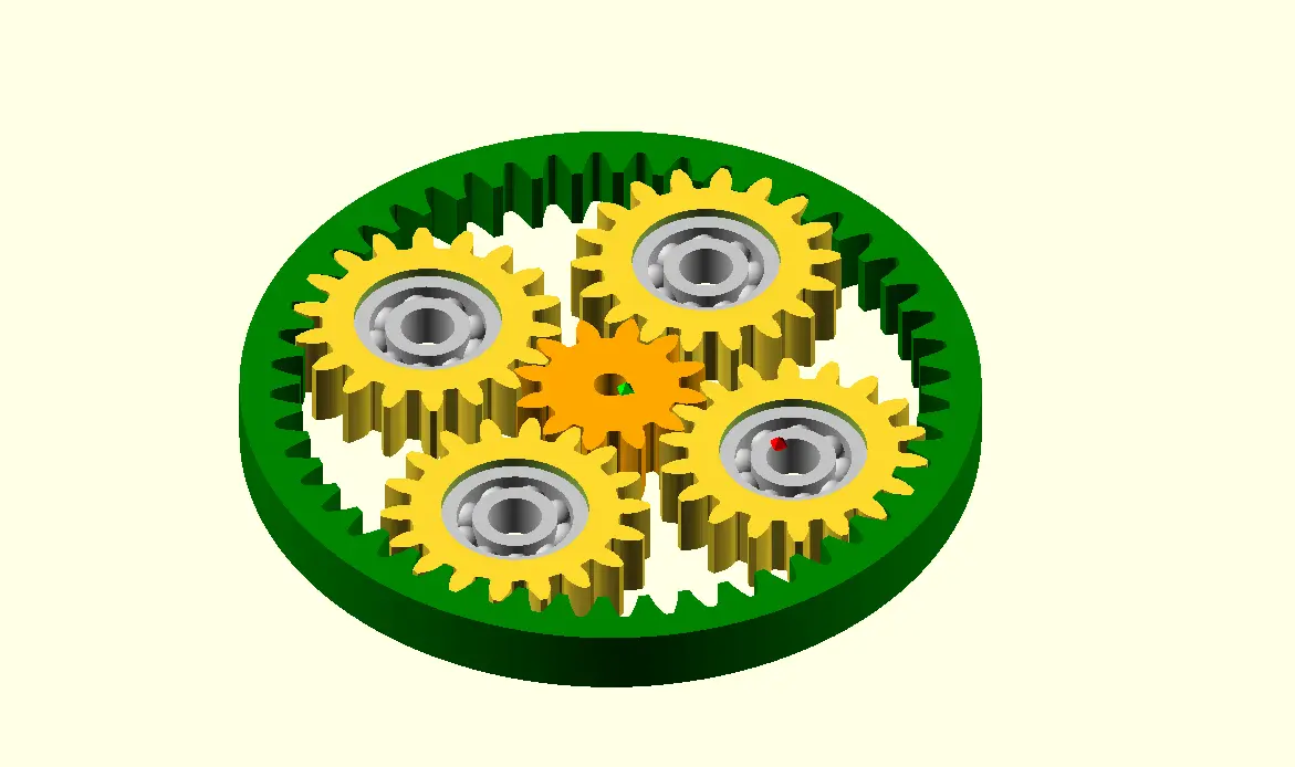 Proposed Planetary Gear System