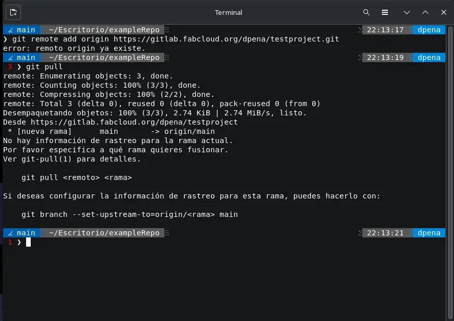 Gitlabs personal page
