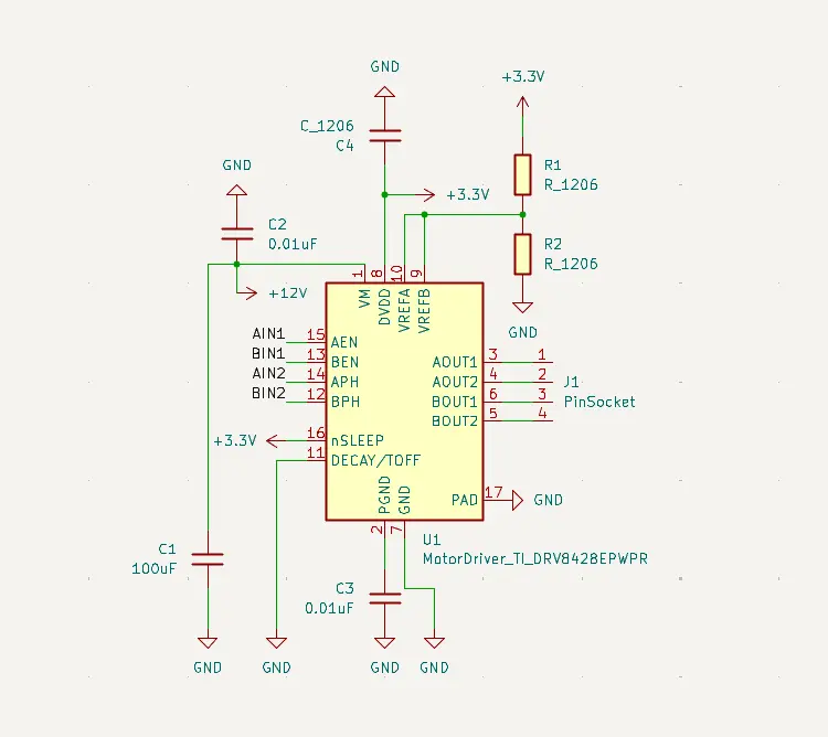 drv kiCad schematic