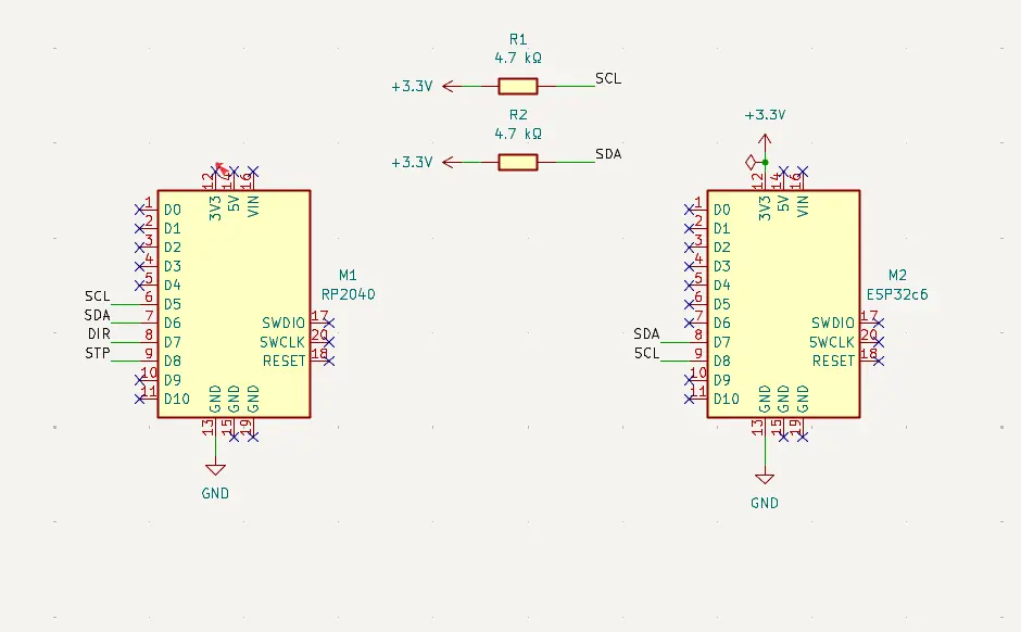 I2C PCB Schematic